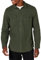 Amazon Essentials Men's Slim-Fit Long-Sleeve Two-Pocket Flannel Shirt, Olive Heather, XXL