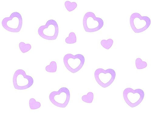 Oblique Unique Herz Konfetti Liebe Romantik Valentinstag Herzen Hochzeit Deko (Flieder)