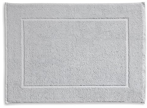 kela Badvorleger Ladessa, 50 cm x 70 cm, 100 % Baumwolle, felsgrau, waschbar bei 60° C, für Fußbodenheizung geeignet, 23311