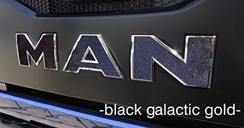 W.B.A. Aufkleber passend für Man Emblem TGS Euro 6 ab Bj. 2013 Farbe: schwarz Galactic Gold Glanz