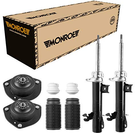 Monroe 2 Stoßdämpfer Vorne + Domlager und Staubschutz für MINI Mini R56 R57