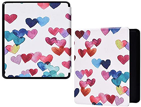 CCOO Étui étanche pour Kindle Oasis avec fonction de mise en veille automatique uniquement compatible avec Kindle Oasis 7 (10ème génération, 2019 et 9ème génération, 2017), 55 motifs
