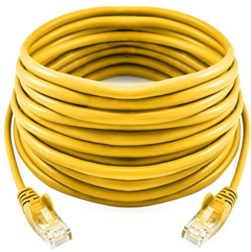 10M Extra Long Ethernet Cable Internet Network Lan Patch Lead Yellow High Speed
