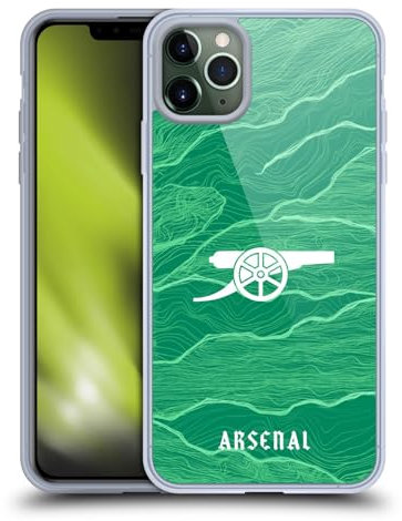 Head Case Designs Licenciado Oficialmente Arsenal FC Portero Away Kit de Escudo 2021/22 Caso Funda de Gel Suave Compatible con Apple iPhone 11 Pro MAX