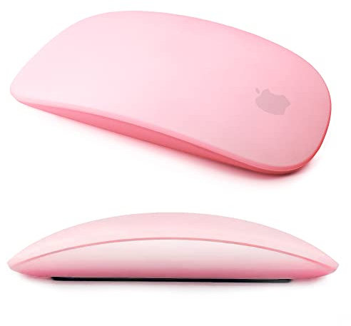 IRAINSUN Custodia in silicone per Apple Magic Mouse 1 e 2, a prova di caduta, antipolvere, cover ultra sottile (rosso)
