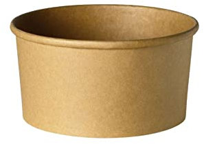 Pots à salade en carton + PE par 300 unités, différentes contenances, vendus sans couvercle (500ml)