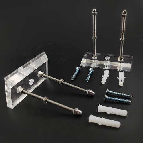 2 StüCk Skateboard Wandhalterung, Acryl Skateboard Halterung Wand Clear, Skateboard Display, Skateboard Rack Clear FüR Skateboard-Deck-Display Und Aufbewahrung