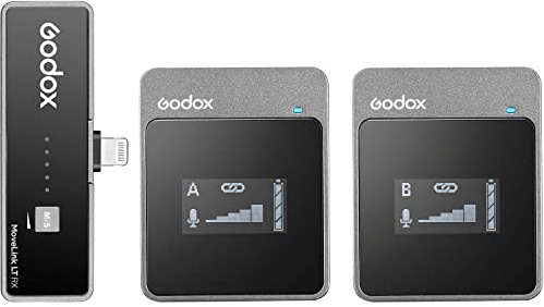 Godox MoveLink LT2-2.4GHz Wireless Mikrofon für Smartphones & Tablets