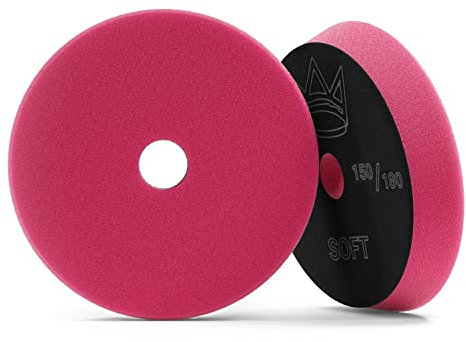 Royal Pads AIR Soft Polierpad (Ø 150mm) - Premium Polierschwamm für Exzenter & Rotations Poliermaschine - Auto polieren, Schleifen, wachsen, Wachs Klett Schwamm Pad | 1 STK.