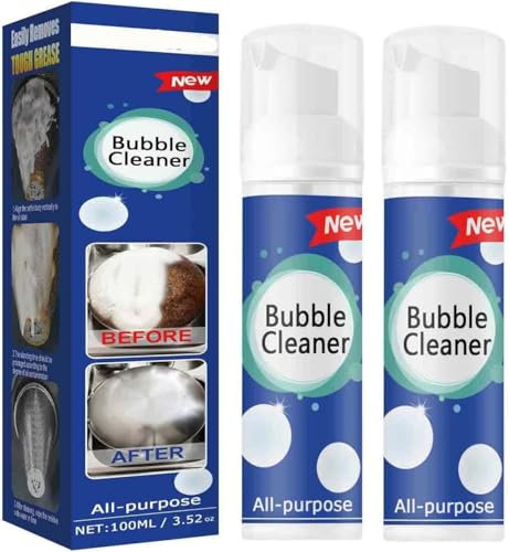 COTTNY Spülfreies Allzweck-Reinigungsspray, 100ml Rheile Schaumreiniger, North Moon Bubble Cleaner, Blasenreiniger Schaum, Bubble Cleaner Schaum, Allzweck Schaumreiniger (2 Stück)