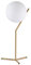 B·LED BARCELONA LED - Lámpara de mesa bola cristal NOLA - E27 - Ø 16cm