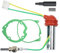 MaxEarn 5 Stk 12V 5KW Standheizung Keramik Set, Keramik Pin Glühkerze Kit, Luft Diesel Parkheizung Reparatursatz mit Glühkerzen+2 Dichtung+Filter+Hilfspol, für Auto Boot Webasto Heizung