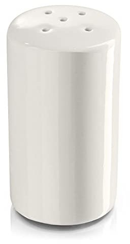 Modermo Prima Salero de Porcelana | Blanco | Porcelana de Alta Calidad con Alúmina Añadida | Salero Gastronómico | para Casa, Restaurante, Hotel