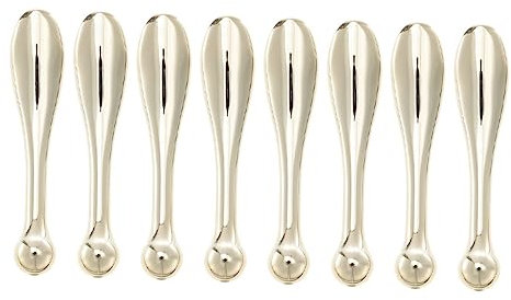 FRCOLOR 8 Pièces De Masque De Crème Contour Des Yeux Scoop De Beauté Outil Applicateur De Crème Contour Des Yeux Spatule Crème Visage Or Et Femme Massage Acrylique