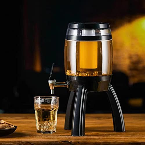 JHLP Girafe à bière Professionnelle 3L - Tireuse à bière pour Bar, Cuisine, Barbecue KTV - Distributeur de Boisson en Forme de Tour de bière