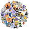 Halloween Stickers, Waterproof Halloween Theme Stickers for Kids DIY Pumpkin Ghost Skeleton Decal Vinyl Party Stickers for Water Bottle Laptop Scrapbook Halloween Party Decorations Y7WSZTTZ (Multi)