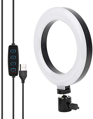 LED Fülllicht, 6 Zoll Handy Video Ring Lampe USB Live Broadcast Ringlicht für Selfie, Make-up