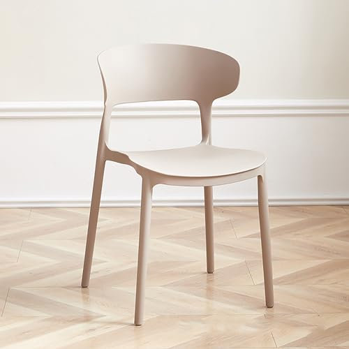 WestUx Portable Indoor stapelbare Stühle, Kunststoff Hocker leichte Esszimmerstühle dicken Rücken kommerzielle Veranstaltung Stuhl für Veranstaltungen Büro Hochzeit Party,G,41.5x48x77cm(16x19x30inch)