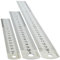 DAUMKINO® Edelstahl Lineal, Skala metrisch/imperial vielseitig einsetzbar in Hobby, Schule und Beruf stets dabei in Tornister und Tasche (Metall, 15, 20 und 30 cm)