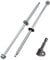 SKIR'CO (50 uds.) Tornillos para techos galvanizados 6,3 x 180 mm cabeza hexagonal, tornillos autoperforantes DIN 7504-K con arandelas de sellado EPDM