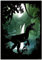 Velociraptor Silhouette Mini-Poster