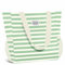 HOMESPON Große wasserdichte Strandtasche mit Reißverschluss und Taschen für Damen