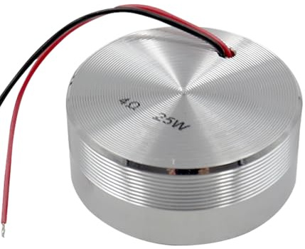Alnicov 50MM Resonanzlautsprecher, Vibrationslautsprecher Resonanztreiber, Resonanzlautsprecher Lautsprecher somatosensorischer Vibrator (4Ω25W)