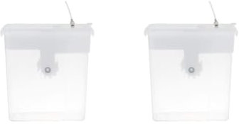 2 Set 3D Drucker Filament Trockner Box 4L Aufbewahrungsbox für 1kg Filament Küche mit Halter