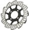 TTOCAR Front Rear Brake Disc Disk Rotor 190mm Brake Disc Front Rear Brake Disc Plate With Retaining Bolts Brake Pads for 50cc to 125cc Dirt Bike Motorcycle