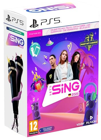 Let's Sing 2025 German Version (+ 2 Mics) (PlayStation 5) (AT-PEGI)