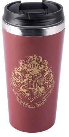Harry Potter Coffee-to-Go Mug - Hogwarts Thermo Mug Insulated Mug Coffee Mug Red 350 ml