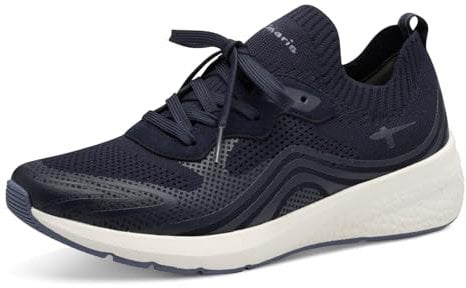 Tamaris Schnürer Damen Vegan sportlich blau,EU 40
