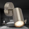 BRILONER - Wandleuchte innen schwenkbar, GU10 Fassung, max. 9 W, Leselampe, Wohnzimmerlampe, Lampe, Wandlampe, Küchenlampe, Flurlampe, Schlafzimmer, Wandbeleuchtung, 8x15,5 cm, Matt-Nickel