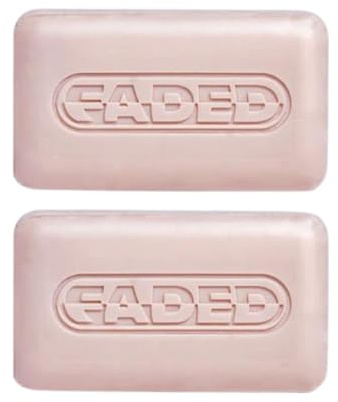 Faded, Cleansing Bar for Face & Body, Moisturizes, 2 Pack