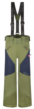 Trollkids Kids Kongsberg Ski Pant 164, Dusky Olive