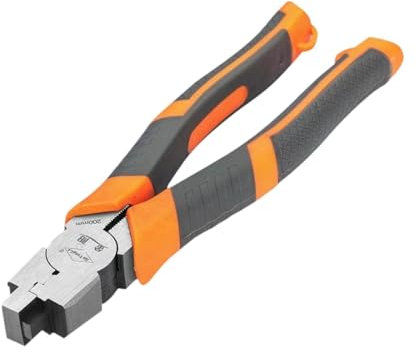 Gralara Drainage Decorative Pliers Square Hole Manual Shears Multifunctional Groove Joint Pliers, Cut Width 10 mm