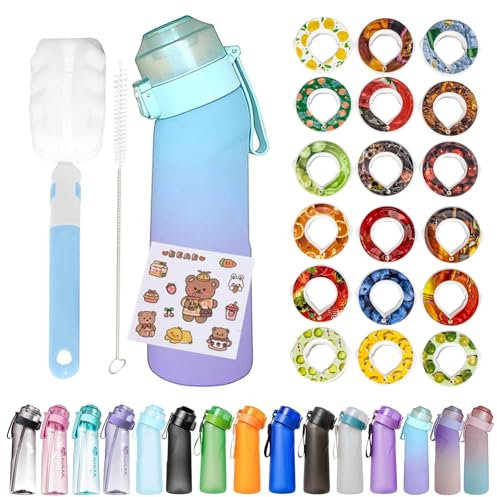 Botella Personalizado con cápsulas de pods, Water Bottle juego de iniciación, Botellas sin BPA cápsulas de sabor perfumadas 0 tazas de azúcar y agua para exteriores