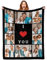 Tingwei Personalisierte Decke mit Foto und Text kuscheldecke,kuscheldeck Baby personalisiert HD-Druck,kuscheldecke mit Foto,Deck personalisiert Foto,Geschenk für Mama,Papa,Paare,Freundin,Freund
