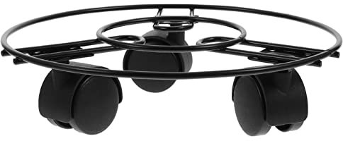 SEWOART Runder Mobiler Blumentopfständer Mit Stabiler Blumentopfhalter Für Balkon Und Garten Multifunktionaler Pflanzenroller Für Zimmer Terrassenpflanzen Geeignet