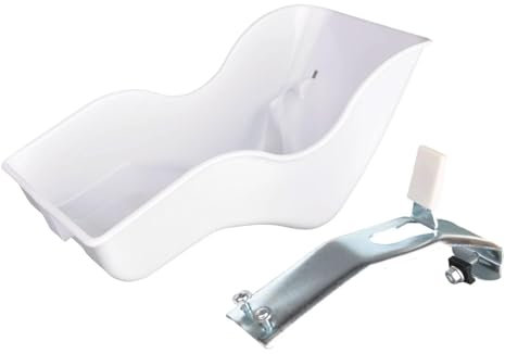 MotiveTech Siège de Vélo pour Poupée pour Enfants, Décoration pour Bébé, Porte-vélo pour Poupée, Facile à Installer, Blanc