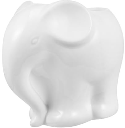 UPKOCH Cartoon Ceramic Plant Pot for Succulent Creative Design Elephant Flower Pot for Indoor Plants and Planting Container Use