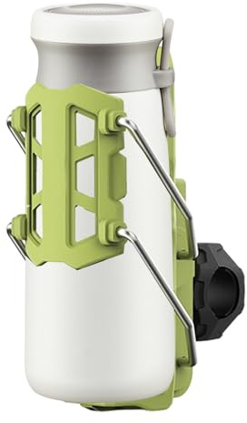 ycezw Porte-bouteille d'eau pour vélo, support automatique à pince personnalisable, rotation à 360 degrés porte-bouteille d'eau pour vélo de direction extérieur