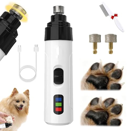 Orthopfote Ortho Trimmer Pro, Orthopfote Orthotrimmer, Krallenschleifer für Hunde, Leise & Sanft Nagelknipser mit Schleifköpfen, Für Gleichmäßiges Feilen, Effektive Pfotenpflege Für Zuhause (1pcs)