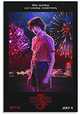WQBYDS Poster und Drucke 60 * 80cm Senza Cornice Finn Wolfhard Decorazione della stanza per adolescenti ragazze murale per soggiorno bagno cucina