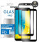 NOVAGO compatible avec Samsung GalaxyJ6 2018 J600 Pack de 2 Films protection écran en verre trempé résistant couvre la totalité de l'écran(Noir)