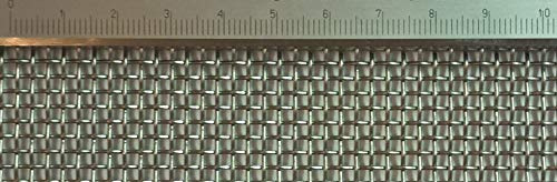 Edelstahl Drahtgewebe mit 2 mm Maschenweite, 0,9 mm Drahtstärke. 1m x 60cm