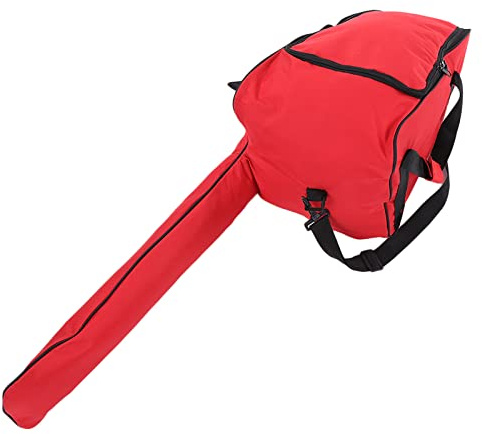 Aufbewahrungstasche für Kettensägen, Tragbare Oxford-Kettensägen-Tragetasche Halter für Schutzbox für Rasenmäher(Red)