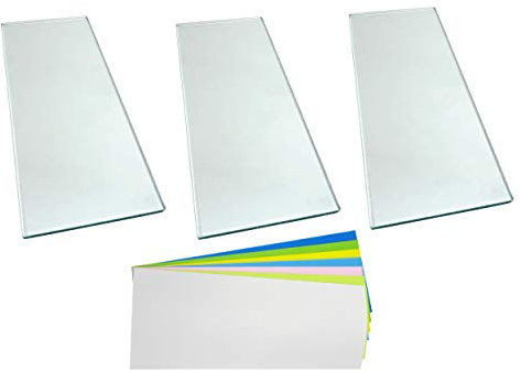 Taytool 279205 Three Sheets 5/16 x 5 x 12 Deal Flat Float Plate Glass with 7 Sheets 3M (TM) Lapping Microfinishing Film 4-1/4 x 11 for Scary Sharp Sharpening System