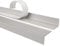 Quest Treppenkantenprofil Selbstklebend 40x25mm – Antirutsch Treppenkantenschutz aus Kunststoff PVC – Hellgrau, 200cm