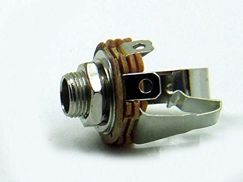 POPESQ® 1 Stk. x Buchse Klinke Stereo 6.3mm Schalter für Gehäuse #A4005